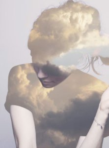 clouds-sky-woman